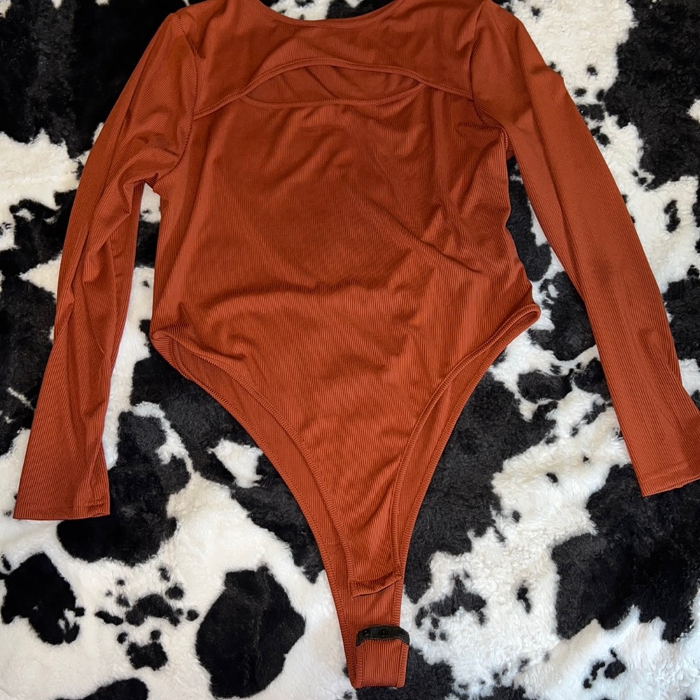 Cut Out Front Tee Bodysuit
